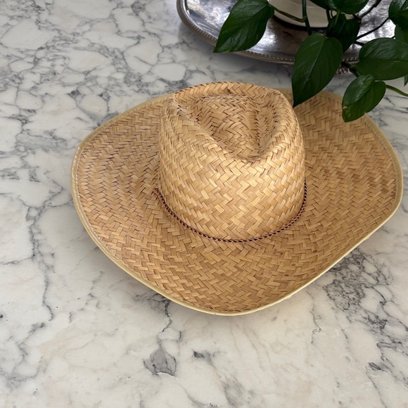 Other - Stylish Straw Cowboy Hat
